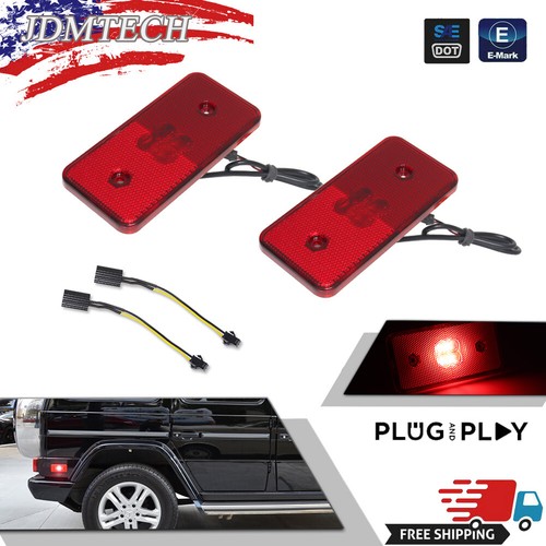 Red lens rear led - led, marker